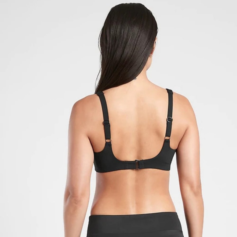 Athleta Bondi Bra Cup Bikini Top size 32B/C Black - Picture 2 of 4